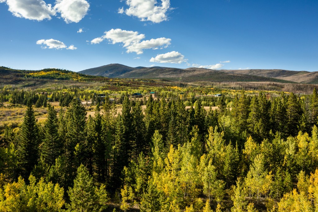Landscape photo of CSU Mountain Campus in fall