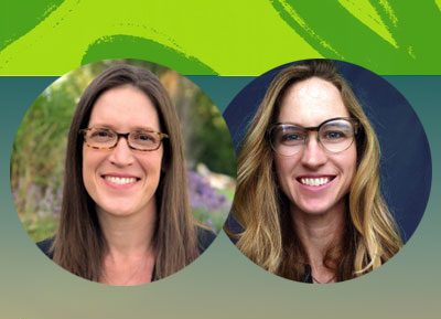 Headshots of Dr. Blythe LaGasse and Dr. Jess Rushing.